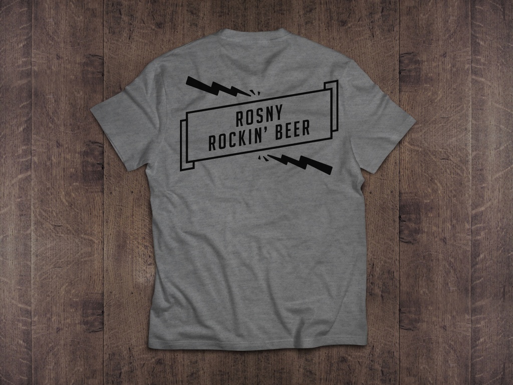 Tee Rosny Beer Grey Back